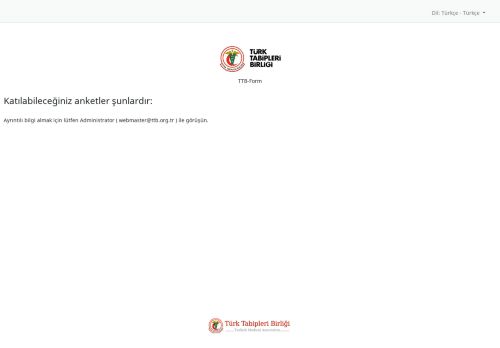 TTB Sağlık Çalışanlarına Yönelik Şiddet Araştırma Ödülü Başvuru Formu