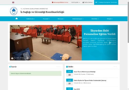 İş Sağlığı ve Güvenliği Koordinatörlüğü