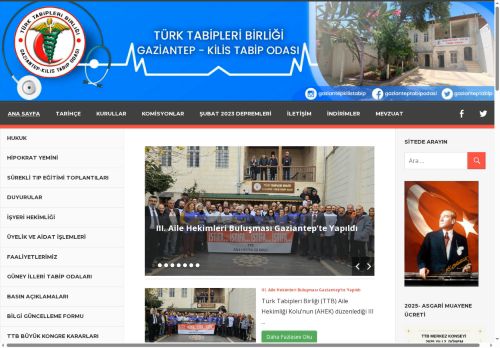 Kilis Tabip Odası | Gaziantep Kilis Tabip Odası Resmi Web Sitesi. - Gaziantep