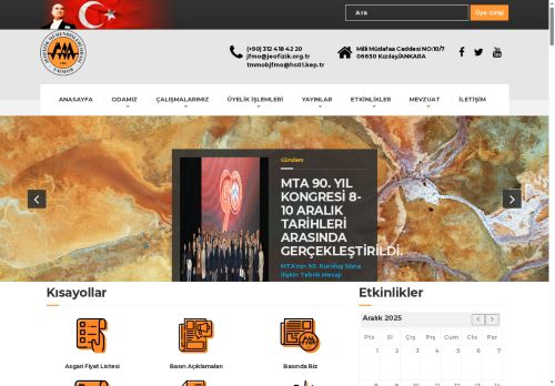 TMMOB JEOFİZİK MÜHENDİSLERİ ODASI