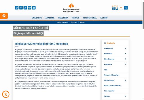 Bilgisayar Mühendisliği | İzmir Ekonomi Üniversitesi