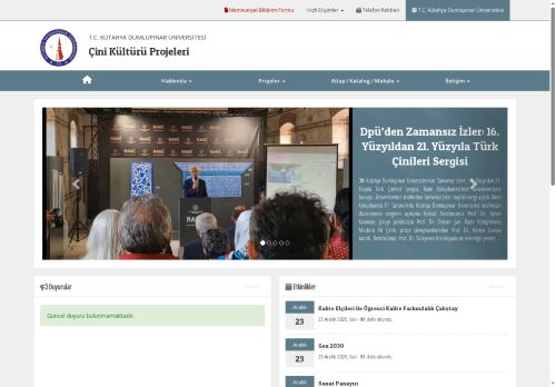 Çini Kültürü Projeleri