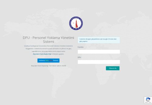 Personel Yoklama Sistemi - DPU