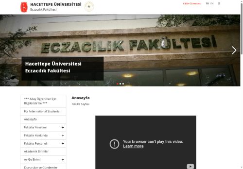 Hacettepe Üniversitesi Eczacılık Fakültesi