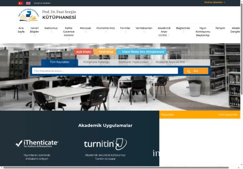 Kütüphane - Ana Sayfa