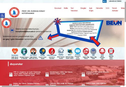 PROF.DR. DURMUŞ GÜNAY KÜTÜPHANESİ