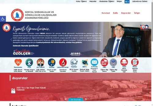 SOSYAL SORUMLULUK VE GÖNÜLLÜLÜK ÇALIŞMALARI KOORDİNATÖRLÜĞÜ