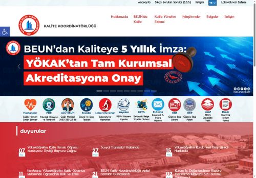 Kalite Koordinatörlüğü - Akredite Olan Programlar