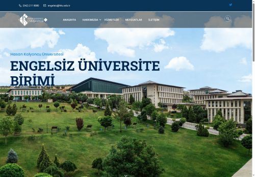 Engelsiz Üniversite Birimi Hasan Kalyoncu Üniversitesi - Anasayfa