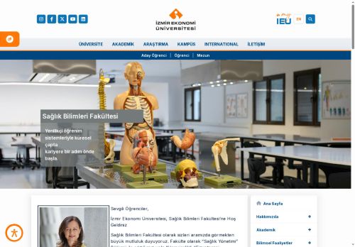Sağlık Bilimleri Fakültesi | İzmir Ekonomi Üniversitesi