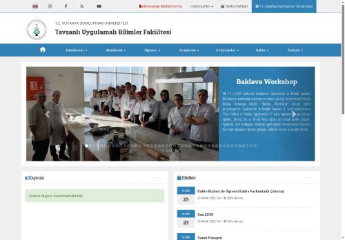 Fakültemizde Araştırma Dekanlığı Tanıtımı, DPÜ TTO ve BAP Projeleri Bilgilendirme Toplantısı Düzenlendi