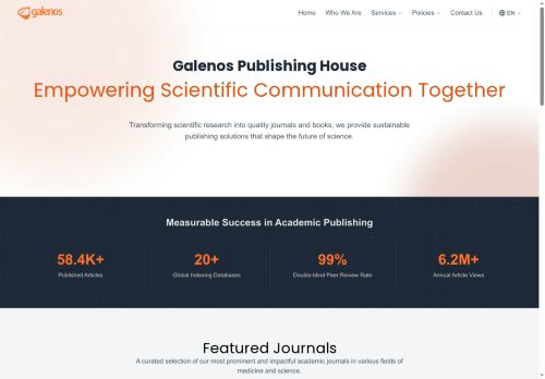 Dergilerimiz - Galenos Yayınevi