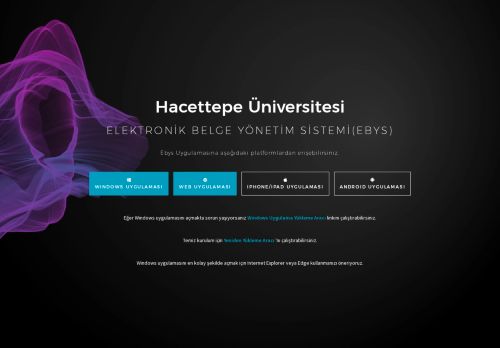 Hacettepe Üniversitesi EBYS