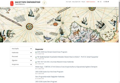 Hacettepe Üniversitesi Tarih Bölümü