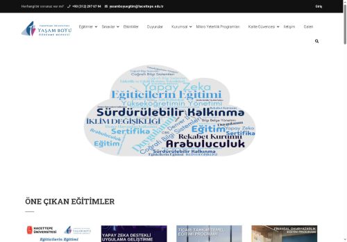 3. GRUP ARABULUCULUK TEMEL EĞİTİM PROGRAMI (08-19 ARALIK 2025) – Yaşam Boyu Öğrenme Merkezi – Hacettepe Sürekli Eğitim Merkezi