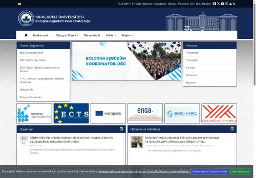 Bologna Eşgüdüm Koordinatörlüğü - KLU