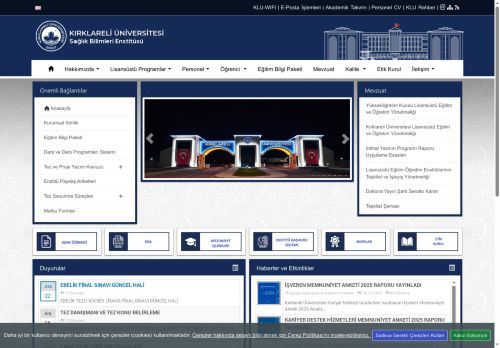 Sağlık Bilimleri Enstitüsü - KLU