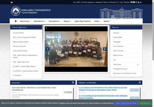 Turizm Fakültesi - KLU