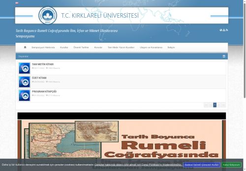 Tarih Boyunca Rumeli Coğrafyasında İlim, İrfan ve Hikmet Uluslararası Sempozyumu - KLU