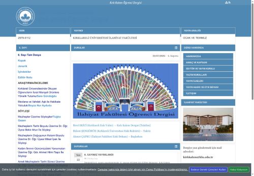 Kırk Kalem Öğrenci Dergisi - KLU