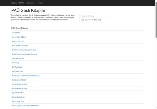 SESLİ KİTAP PAU