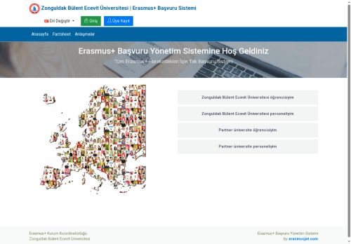 Zonguldak Bülent Ecevit Üniversitesi - 2022-2028 (EWP) - Anlaşmalar - EUC - Erasmus+ Online Başvuru ve Yönetim Sistemi - Erasmus+ Kurum Koordinatörlüğü