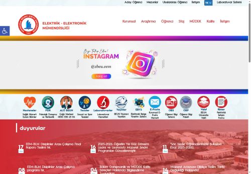 Elektrik Elektronik Mühendisliği Bölümü