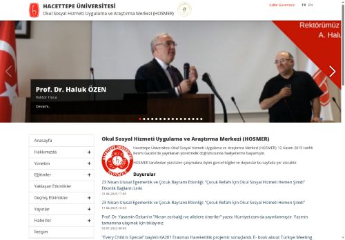 Hacettepe Üniversitesi Okul Sosyal Hizmeti Uygulama ve Araştırma Merkezi