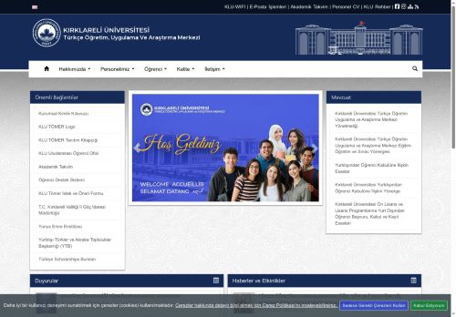 Türkçe Öğretim, Uygulama Ve Araştırma Merkezi - KLU