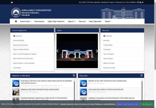 Mimarlık - KLU - Mimarlık Fakültesi