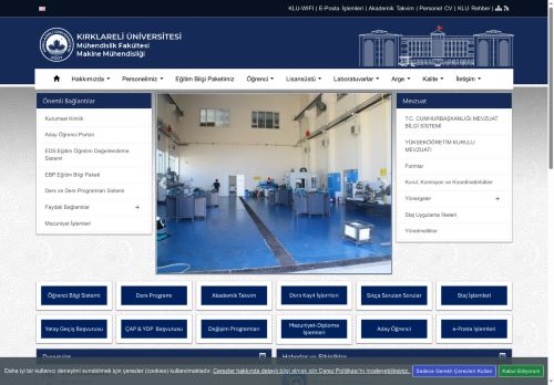 Makine Mühendisliği - KLU - Mühendislik Fakültesi
