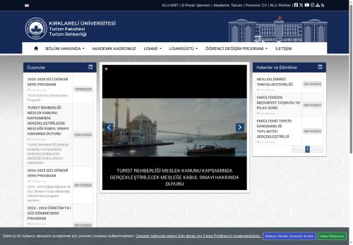 Turizm Rehberliği - KLU - Turizm Fakültesi