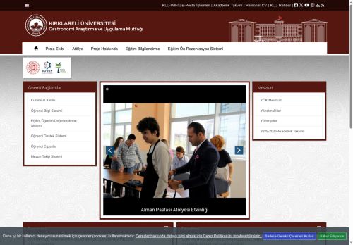 Gastronomi Araştırma ve Uygulama Mutfağı - KLU