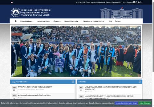 Uluslararası Ticaret ve Lojistik - KLU - Uygulamalı Bilimler Fakültesi