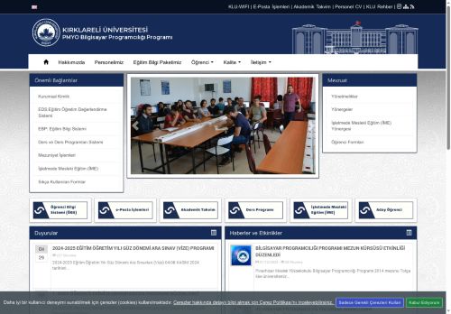 PMYO Bilgisayar Programcılığı Programı - BİLGİSAYAR PROGRAMCILIĞI PROGRAMI MEZUN KÜRSÜSÜ ETKİNLİĞİ DÜZENLEDİ - KLU