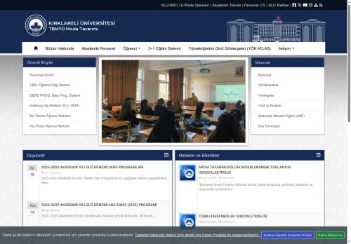 TBMYO Moda Tasarımı - KLU