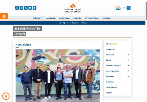 Department of Economics | İzmir University of Economics