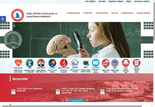 Özel Eğitim Hizmetleri Uygulama ve Araştırma Merkezi