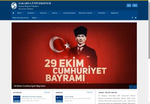 Sakarya Üniversitesi | FİNANSAL EKONOMETRİ