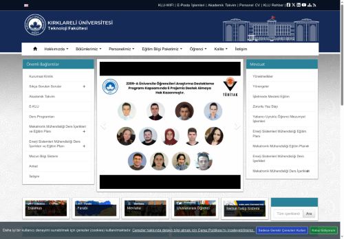 Teknoloji Fakültesi - ÖĞRENCİ İŞLERİ FORMLAR - KLU
