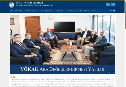 Sakarya Üniversitesi | Kurumsal Analiz ve Kalite Geliştirme Koordinatörlüğü | Mükemmelik Modeli