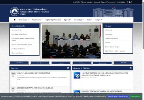 İşletme - KLU - İktisadi ve İdari Bilimler Fakültesi