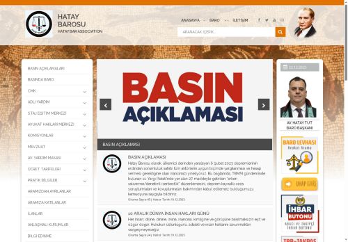 HATAY BAROSU | www.hataybarosu.org.tr/