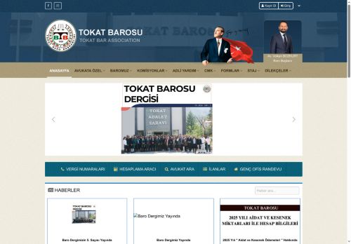 Tokat Baro Başkanlığı