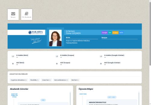 Dr.Öğr.Üyesi Öznur GÖÇMEN