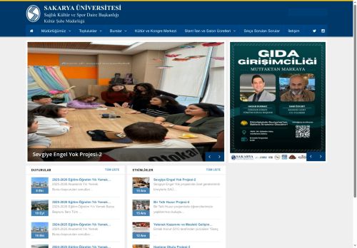 Sakarya Üniversitesi | | ÖĞRENCİ TOPLULUKLARI LİSTESİ