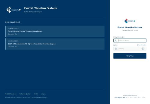Hasan Kalyoncu Üniversitesi Portal