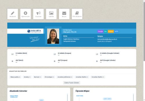 Dr.Öğr.Üyesi Meryem PELİN