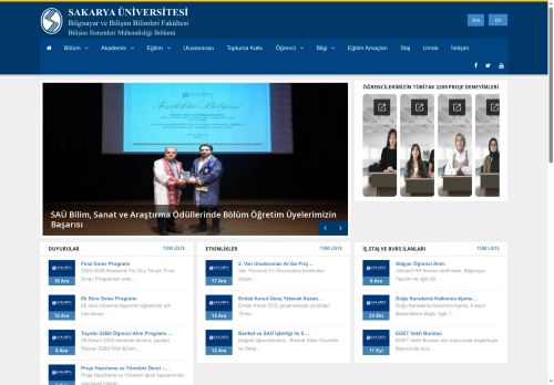 Sakarya Üniversitesi | Bilişim Sistemleri Bölümü | Duyuru | Zorunlu İşyeri Stajı Başvuruları (YAZ STAJI)