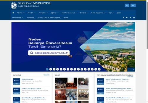 Sakarya Üniversitesi | Sağlık Bilimleri Fakültesi | STAJYER ÖĞRENCİ SAĞLIK TARAMA FORMU